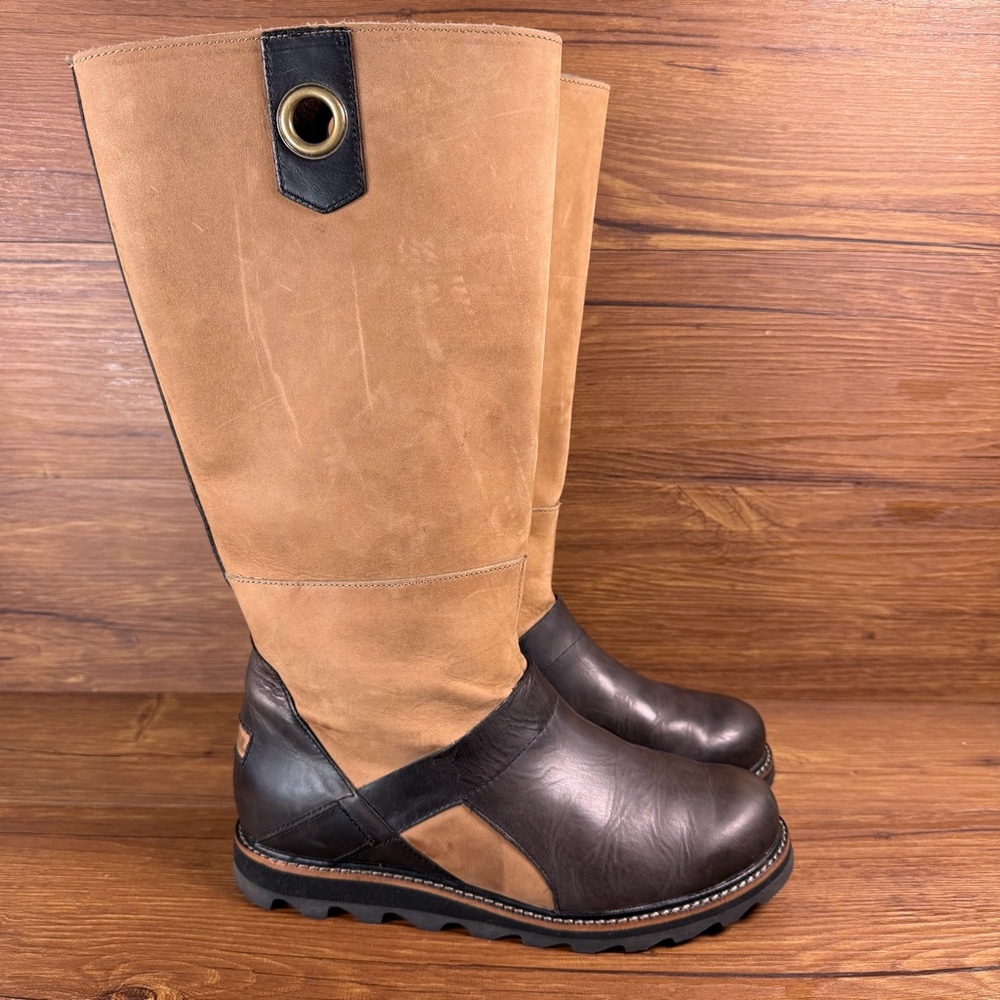 SOREL Wicked Workboot Tall Suede & Leather Riding Boots Women’s Size 9 Shoes - Picture 9 of 9